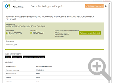 Dettaglio di gara - Platinum
